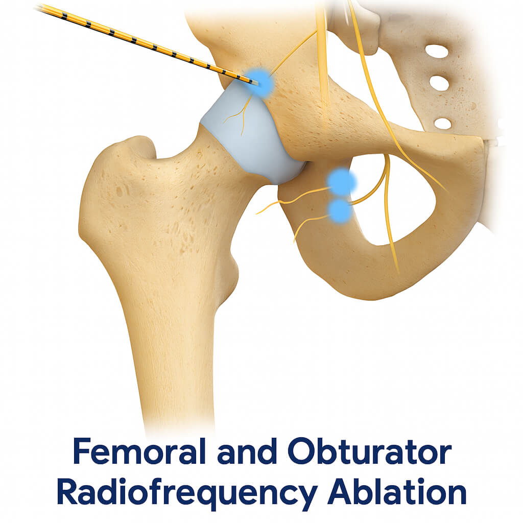 Obturator and Femoral Nerve Blocks and Radiofrequency Ablation (RFA)