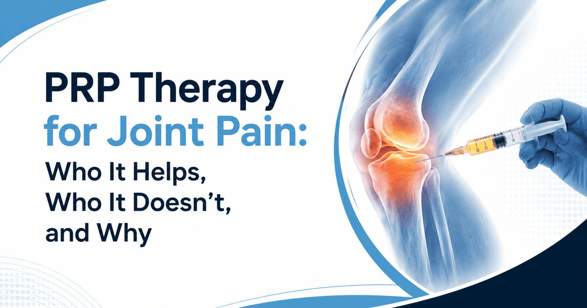 PRP Therapy for Joint Pain